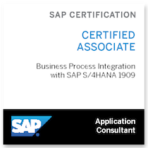 SAP Certified Application Associate - Business Process Integration with SAP S/4HANA 1909