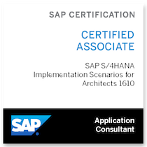 SAP Certified Associate - SAP S/4HANA Implementation Scenarios for Architects 1610