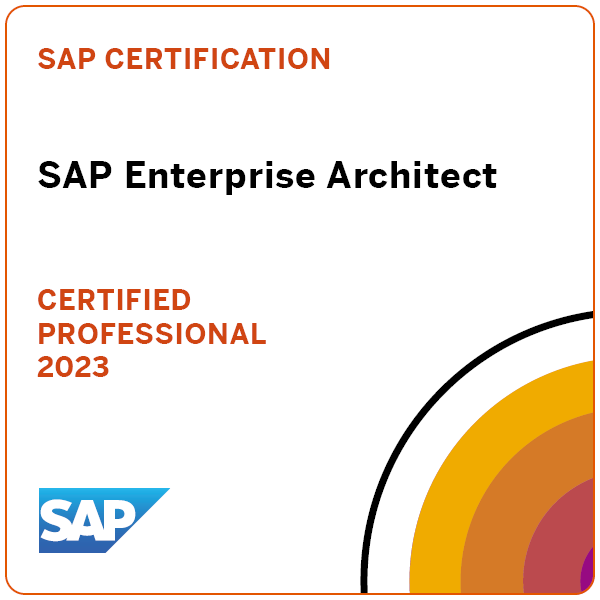SAP Certified Professional - SAP Enterprise Architect